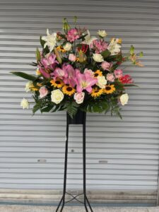 1段スタンド花②