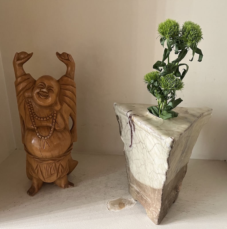 入れ替え手毬草。