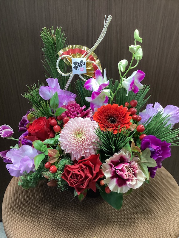 お正月アレンジメント2024-2