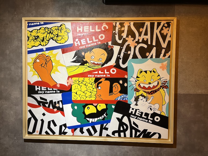 「KARAOKE TIGERS」チエちゃんのグラフィック。